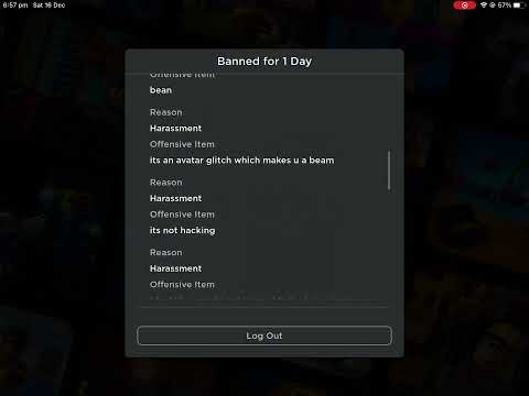I got FALSELY BANNED on Roblox.