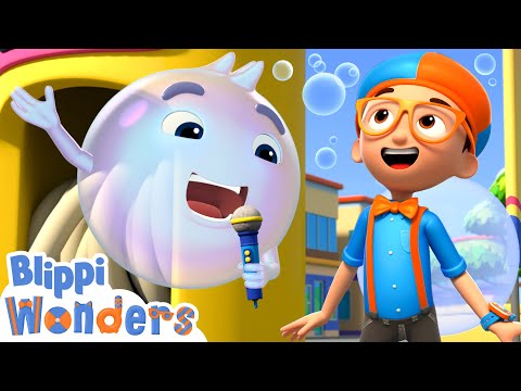 Blippi Wonders - Learn About Bubbles! | NEW EPISODE | Blippi Animated Series | Cartoons For Kids