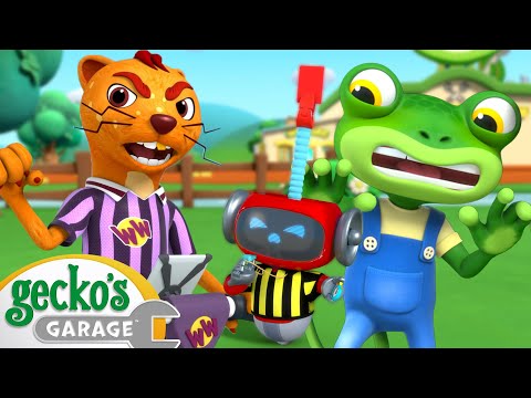 Weasel Spoils the Soccer Match | Gecko's Garage | Trucks For Children | Cartoons For Kids