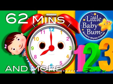 Learn with Little Baby Bum | Telling Time Song | Nursery Rhymes for Babies | Songs for Kids