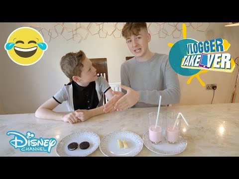 Vlogger Takeover | TheNewAdamb99 - Gross Food Challenge ? | Disney Channel UK