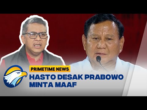 Prabowo Sebut Bung Karno Pakai Alutsista Bekas, Hasto: Prabowo Minta Maaf