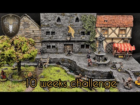 I create this giant terrain in 10 weeks! Full project time-lapse (D&amp;D  - Warhammer)