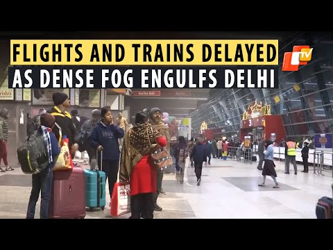 Over 100 Flights Delayed, 22 Trains Running Late As Dense Fog Continues To Blanket Delhi-NCR