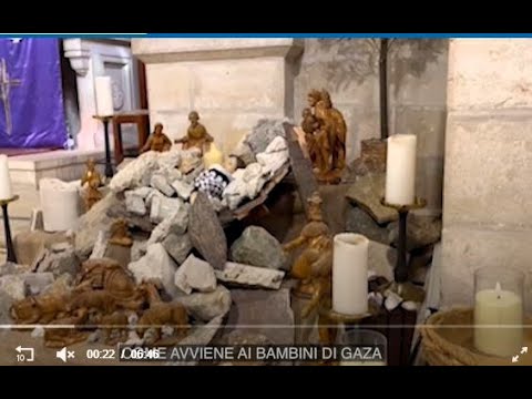 Viaggio dentro Betlemme deserta: la basilica della Nativit&agrave; &egrave; vuota e il presepe &egrave; fatto tra le...