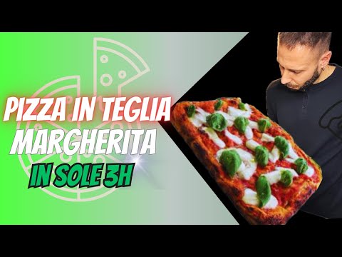 Pizza in teglia MARGHERITA! Fantastica in sole 3 ore!