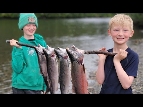 5 Days Fishing &amp; Camping in Alaska - Cooking What We Catch