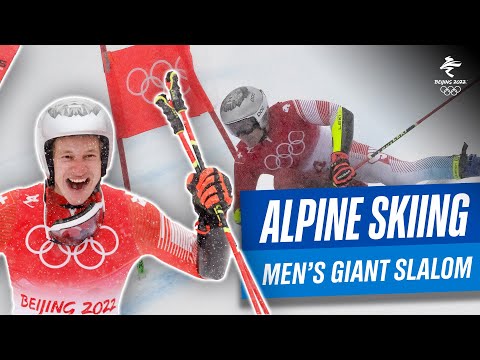 ⛷ Marco Odermatt wins gold medal!🥇  | Men's giant slalom 