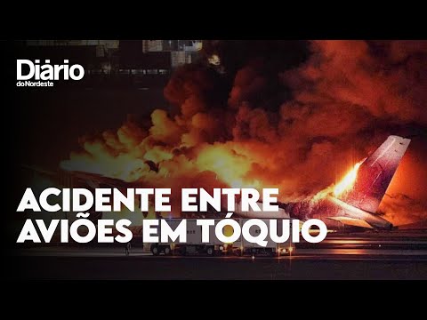 Autoridades investigam causas de acidente entre avi&otilde;es no aeroporto de T&oacute;quio, no Jap&atilde;o