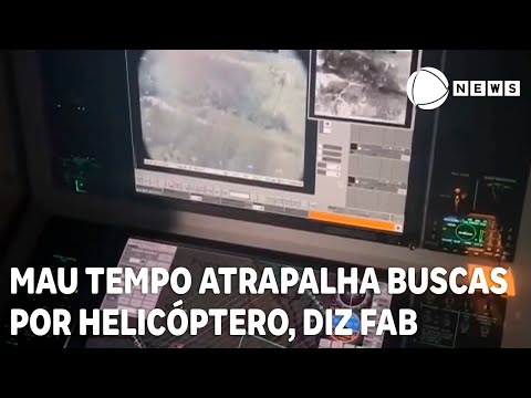 FAB afirma que mau tempo atrapalha buscas por helic&oacute;ptero que desapareceu no litoral de S&atilde;o Paulo