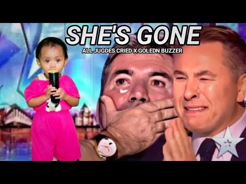 GOLDEN BUZZER:Cut Baby The best singer sang the song&quot;SHE'S GONE&quot; making the judges cry