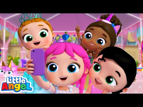 Jill's Pink Princess Spa Birthday! | Jill's Playtime | Little Angel Kids Songs &amp; Nursery Rhymes