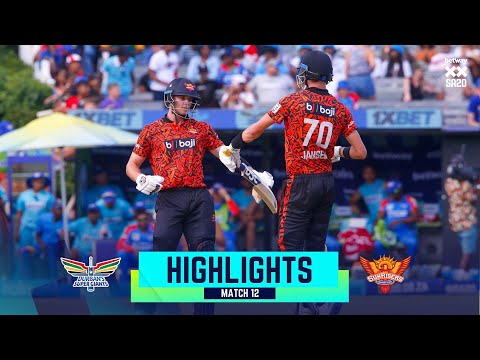 Betway SA20 | Match 12 Highlights | Durban's Super Giants v Sunrisers Eastern Cape