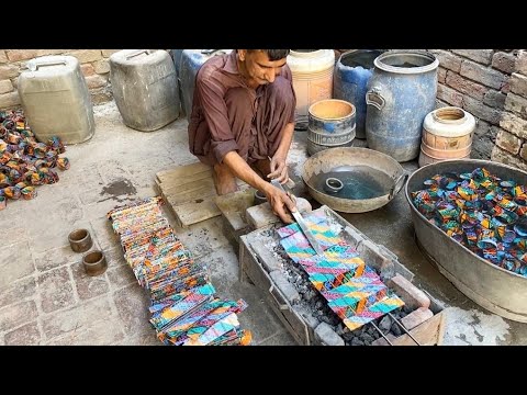 The Beautiful Plastic Bracelet making process