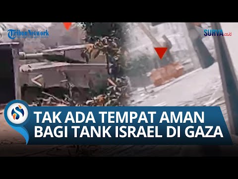 TAK ADA TEMPAT AMAN! Tank Israel Diserang dari Berbagai Tempat di Gaza: Hanya Sedang Tunggu Giliran!