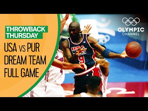 USA's Dream Team vs. Puerto Rico - Basketball Replays | Throwback Thursday