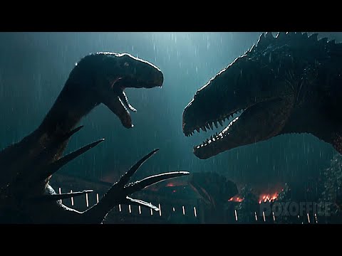 T-Rex &amp; Therizinosaurus VS Giganotosaurus | Jurassic World: Dominion Final Fight