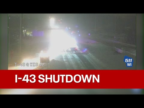 I-43 northbound closed in Sheboygan County for semi recovery | FOX6 News Milwaukee