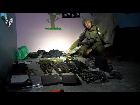 Watch Inside Hamas Terrorist Tunnel Under Rantisi Hospital in Gaza