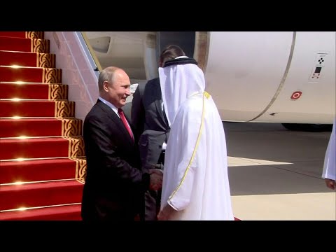 Russian President Vladimir Putin arrives in Abu Dhabi | AFP