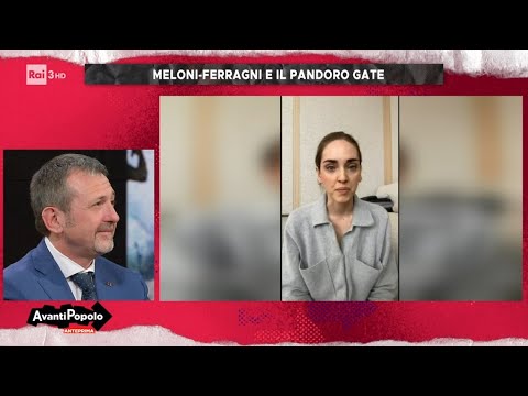 Meloni-Ferragni e il pandoro gate - Avanti Popolo 19/12/2023