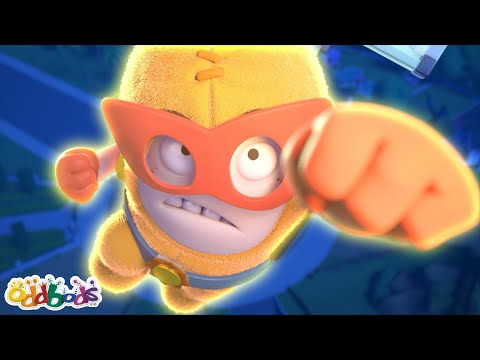 Slick The Superhero! | Oddbods TV Full Episodes | Funny Cartoons For Kids