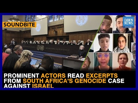 Multiple Stars Came Together To Support South Africa&rsquo;s Genocide Charges Against Israel