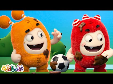 ⚽ Dirty Footballers ⚽ | Baby Oddbods | Funny Comedy Cartoon Episodes for Kids