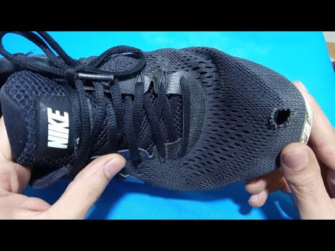 Learn how to invisibly fix a hole on your shoe / keep your shoes in good condition