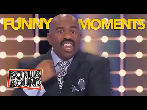 Funny STEVE HARVEY Moments On Family Feud