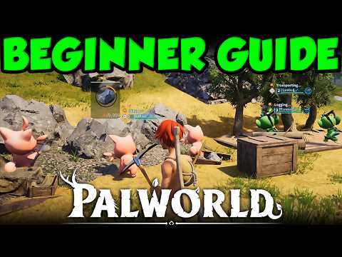 BEST PALWORLD BEGINNER GUIDE! Starting Palworld Tips and Walkthrough!