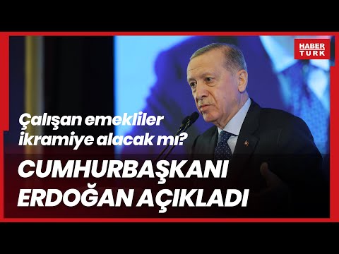 &amp;Ccedil;alışan emekli de 5 bin TL ikramiye alacak mı? Cumhurbaşkanı Erdoğan a&amp;ccedil;ıkladı