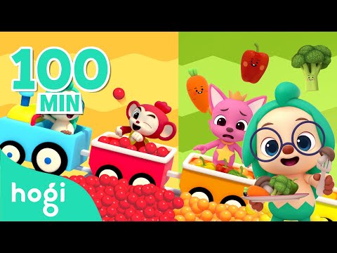 BEST SONGS and COLORS of June 🍀｜Choo-Choo, Color Trains + More Nursery Rhymes | Pinkfong &amp; Hogi