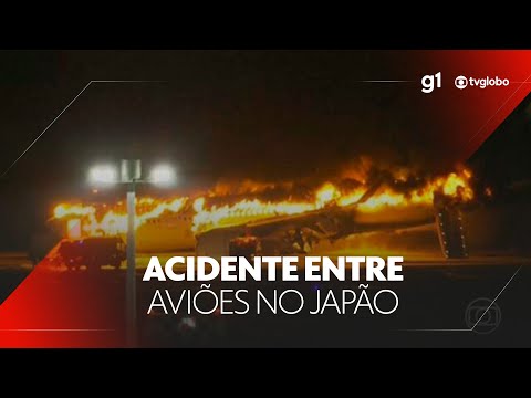 Mais de 300 pessoas sobrevivem a acidente envolvendo dois avi&otilde;es no Jap&atilde;o 