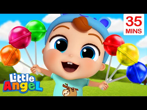 Lollipop Song + More Little Angel Kids Songs &amp; Nursery Rhymes