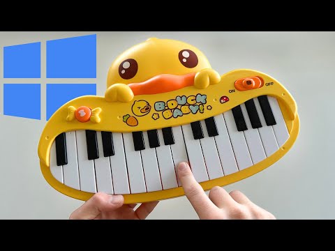 Windows sound effect on 55 instruments