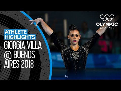 All Giorgia Villa 🇮🇹 Medal Winning Routines at the Youth Olympics | Athlete Highlights