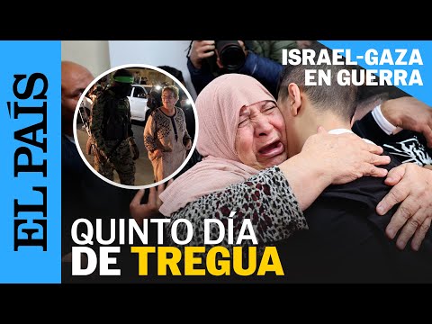 GUERRA | 12 rehenes y 30 presos liberados en el quinto d&iacute;a de tregua entre Israel y Ham&aacute;s | EL PA&Iacute;S