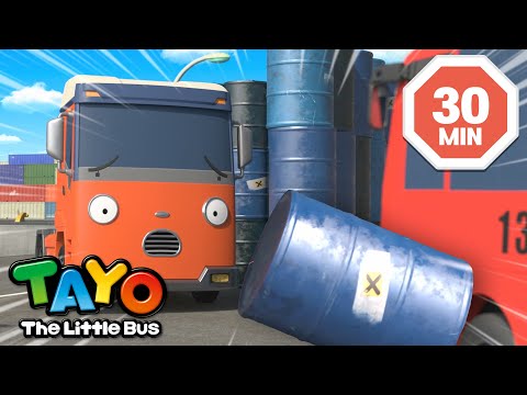 Long the trailer truck's slip | Tayo S6 English Episodes | Tayo the Little Bus