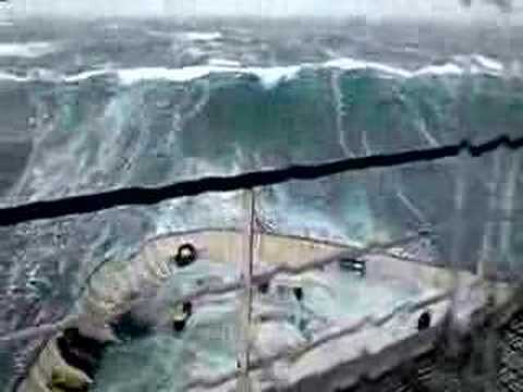 Bad Weather On The North Sea | Off The Coast Of Norway | Huge Waves During A Storm In February 2007