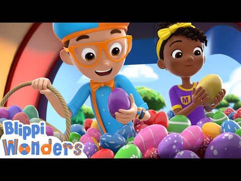 NEW! Blippi &amp; Meekah's Surprise Easter Hunt! | Blippi Wonders Educational Videos for Kids