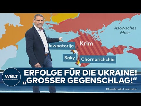 PUTINS KRIEG: Gegenschlag! Ukraine attackiert Ziele auf Krim! Armee feuert Kamikaze-Drohnen ab