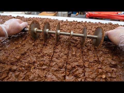 ASMR Making Chocolate Cashew Bark (no talking)