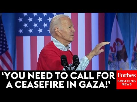 BREAKING NEWS: Joe Biden Interrupted By Protester Advocating For A Ceasefire In Gaza