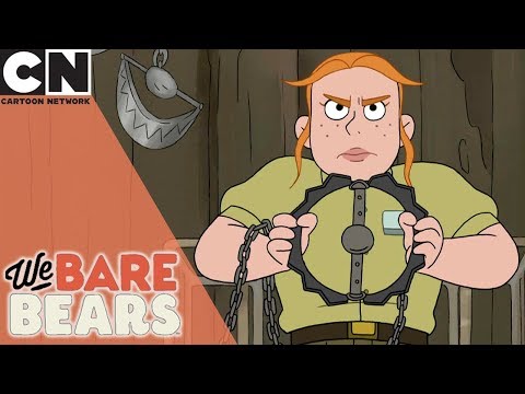 We Bare Bears | Battle with the Evil Trapper | Cartoon Network