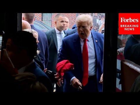 BREAKING NEWS: Former President Trump Greets Supporters In Iowa