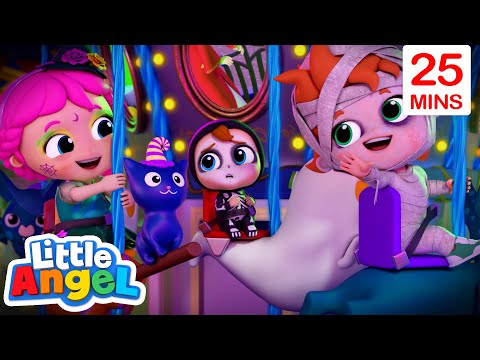 The Best 8 Little Angel Halloween Episodes EVER! | |  Little Angel Color Songs &amp; Nursery Rhymes