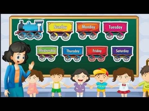 Days of the week song। Song for kids। Sunday Monday Tuesday song for kids। week days name for kids।