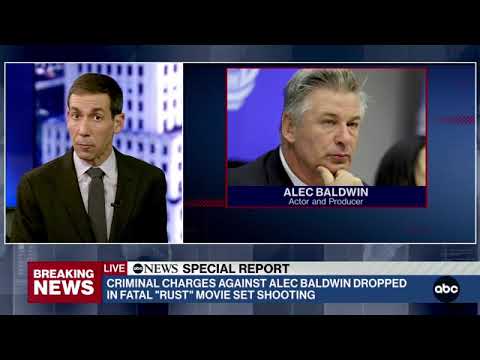 Charges dropped against Alec Baldwin in 'Rust' film fatal shooting