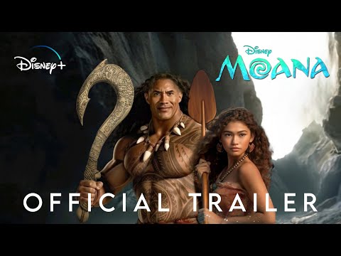 MOANA Live Action Teaser Trailer (2024) Zendaya, Dwayne Johnson | Disney+